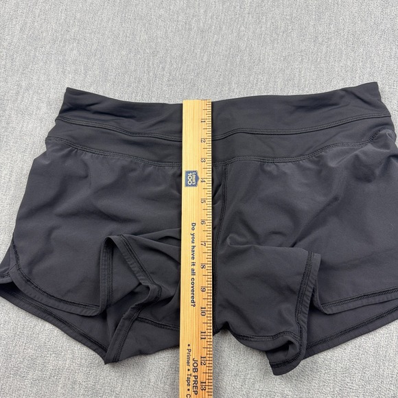 Lululemon Shorts Womens 8 Black Groovy Run Training Running Yoga Gym Athletic - Picture 5 of 10